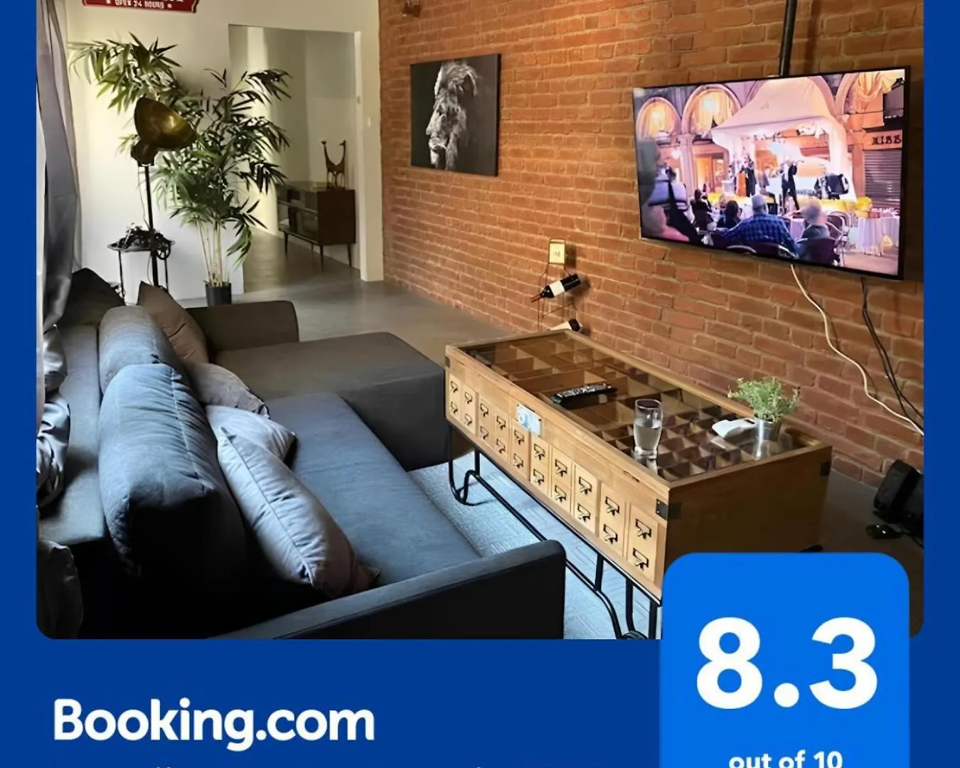 Industrial Cozy Retreat Gzira Apartment